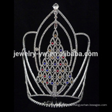 Großhandel Crystal Christmaslarge hohe Baum Tiara und Kronen